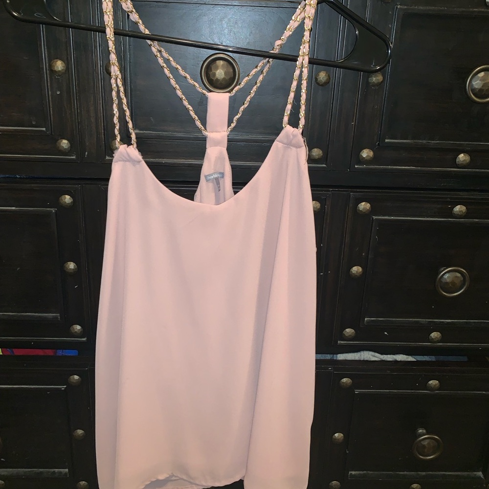 Pink tank top size small